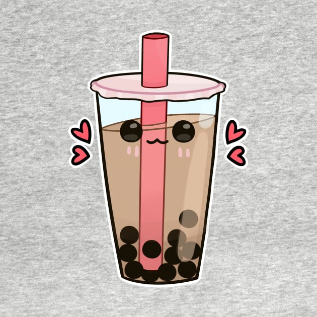 Kawaii bubble tea by nekomachines